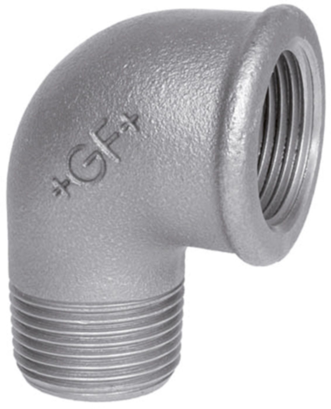 Winkel +GF+ 92 verzinkt - Innengewinde reduziert