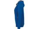 Damen-Kapuzenjacke Bonded 3XL - royalblau/silber, 75% PES/25% CO