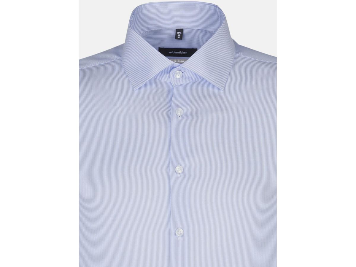 Kent Business Hemd MEN gewebt Gr. 37 - blau, 100% CO