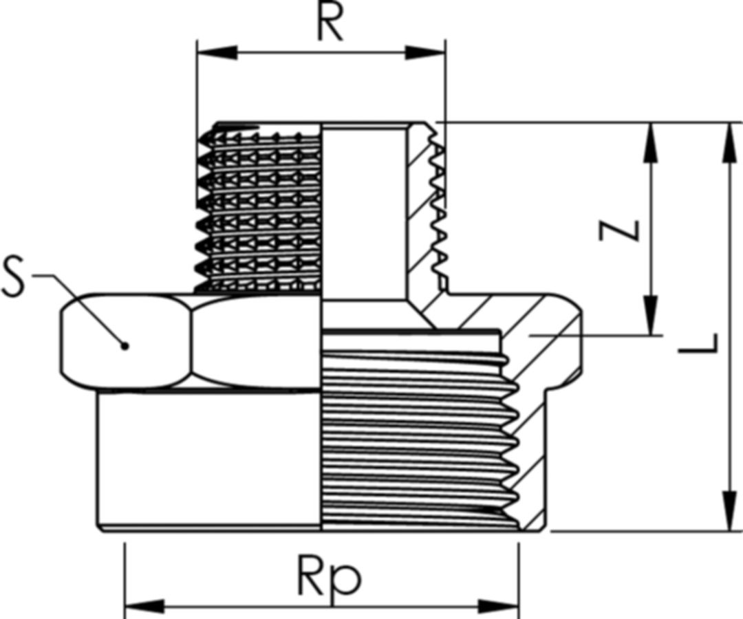 Reduktion IG-AG Rotguss