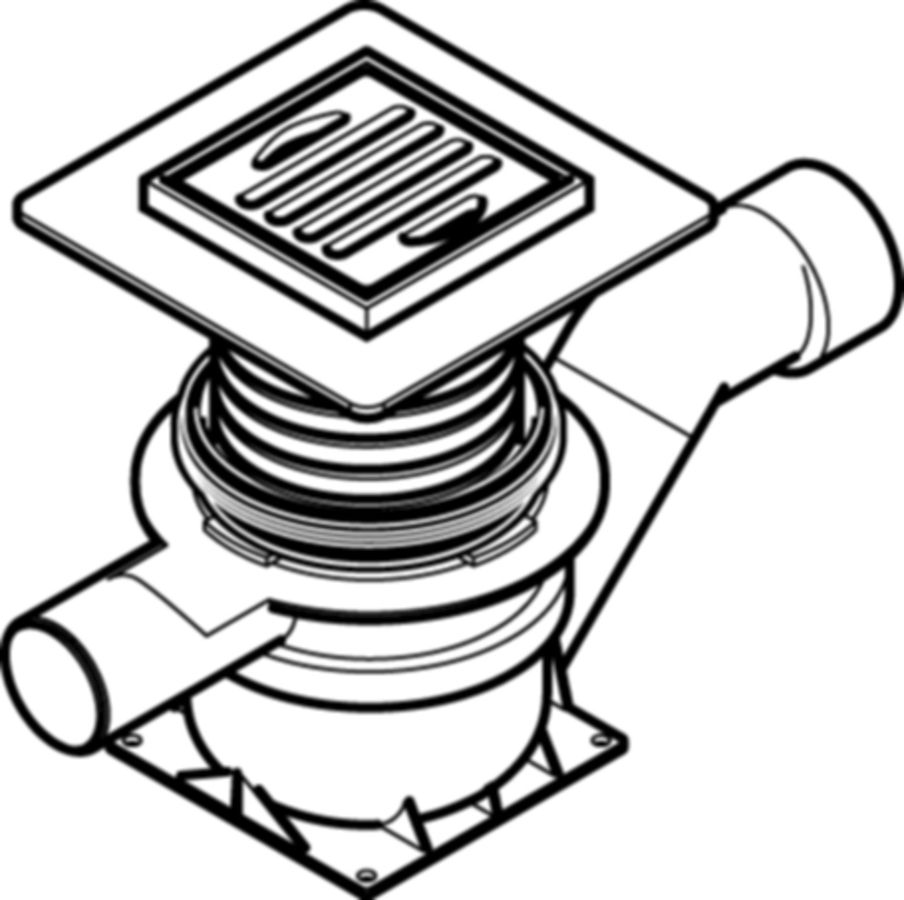 Geberit Bodenablauf CASA