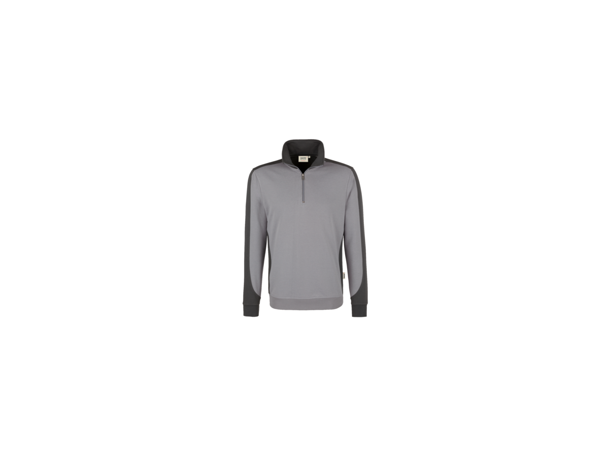 Zip-Sweatsh. Co. Perf. 4XL titan/anth. - 50% Baumwolle, 50% Polyester, 300 g/m²