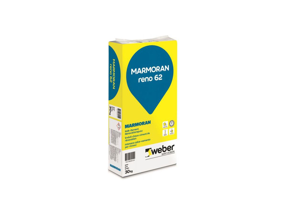 Marmoran Renovationsputz 62 à 25 kg - für innen und aussen