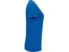 Damen-V-Shirt Perf. Gr. L, royalblau - 50% Baumwolle, 50% Polyester, 160 g/m²