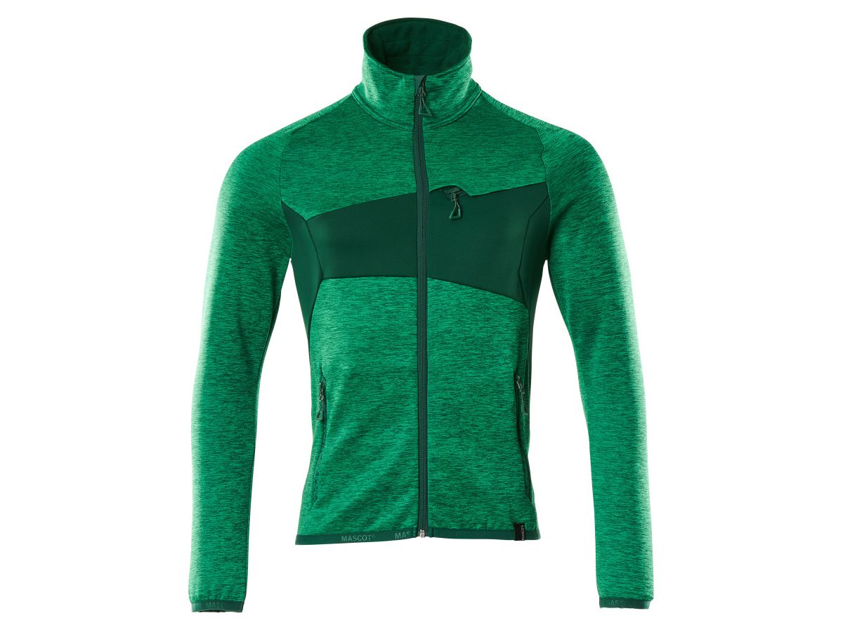 Fleecepullover Microfleecejacke - mit Reissverschluss, 94% PES / 6% EL