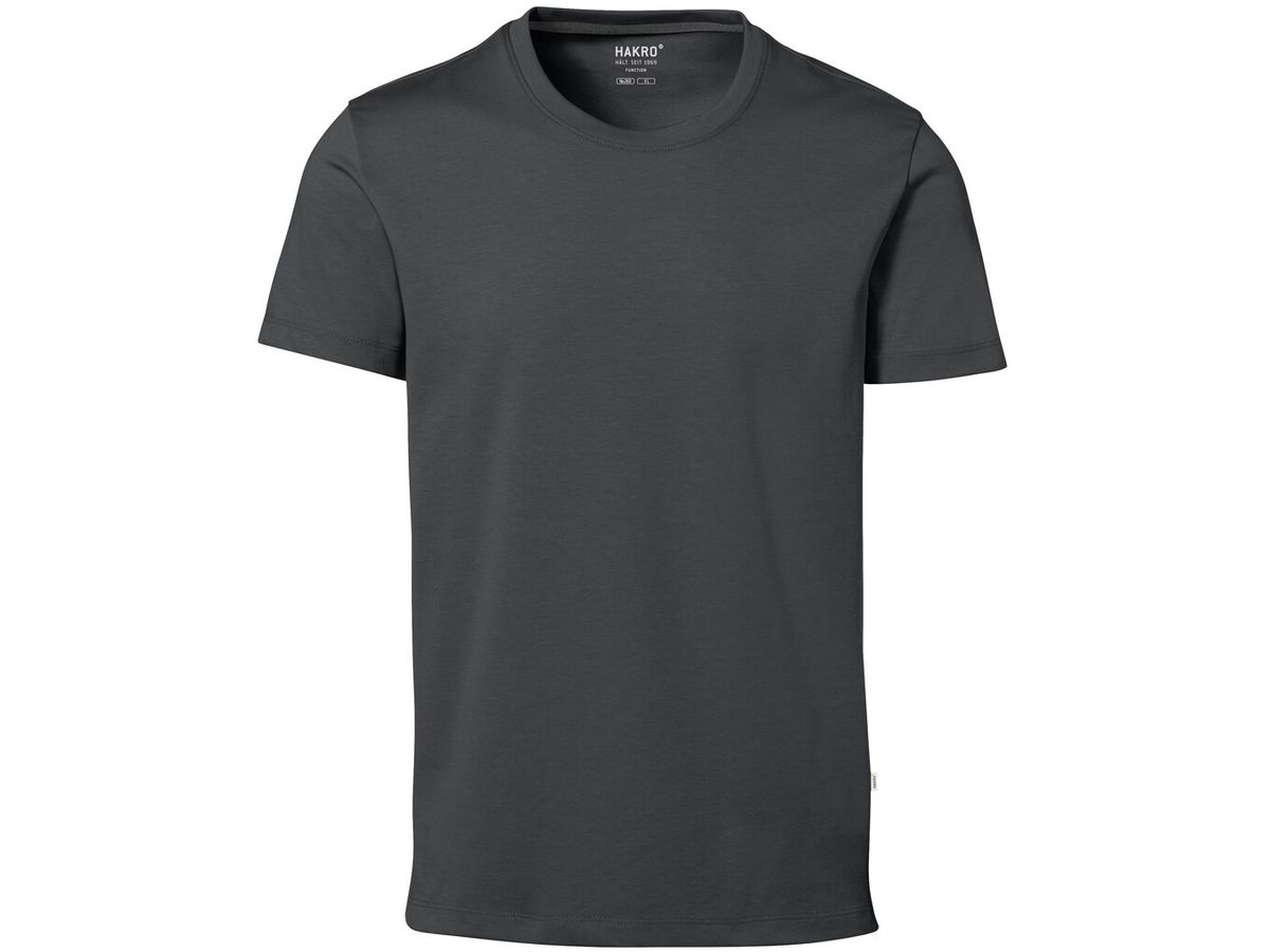 T-Shirt Cotton Tec Gr. 6XL - anthrazit, 50% CO / 50% PES, 185 g/m²