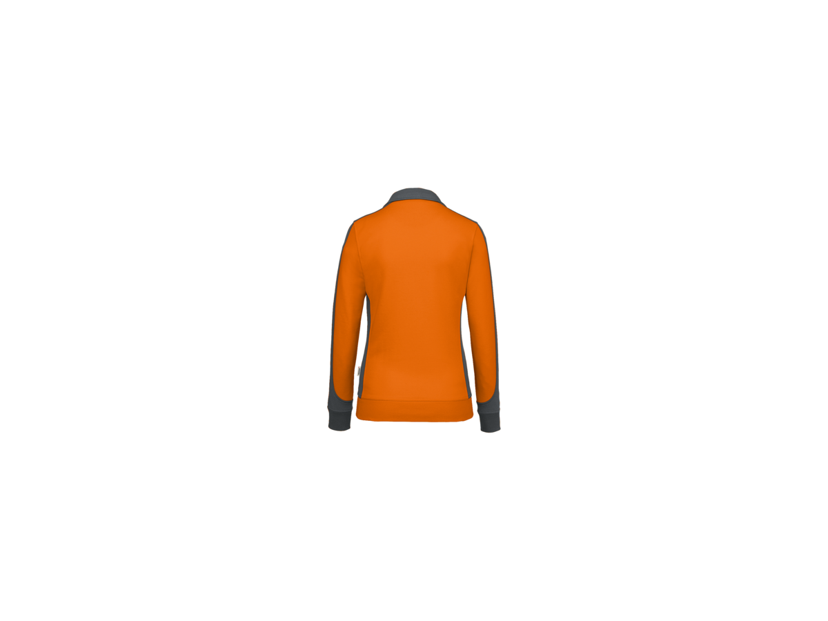 Damen-Sw.jacke Co. Perf. M orange/anth. - 50% Baumwolle, 50% Polyester, 300 g/m²