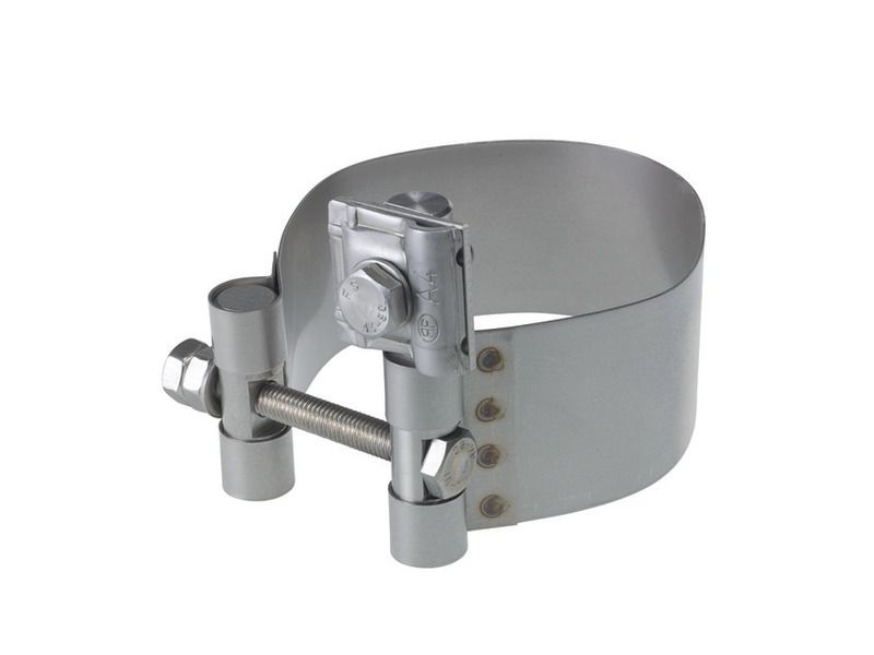 Rohrbride Inox A4 NW 100, 4" - Spannschraube M10x90, inkl. Klemmplatte