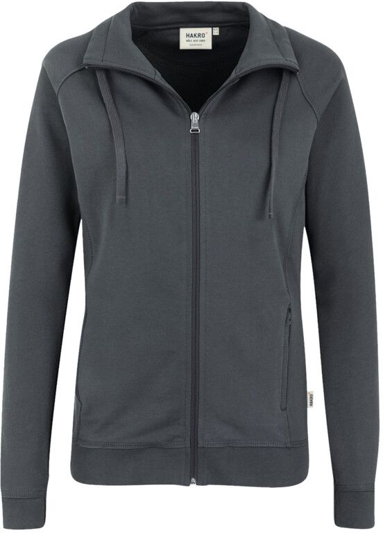 Women-Sweatjacke College weinrot - 100 % Baumwolle, 200 g /m²