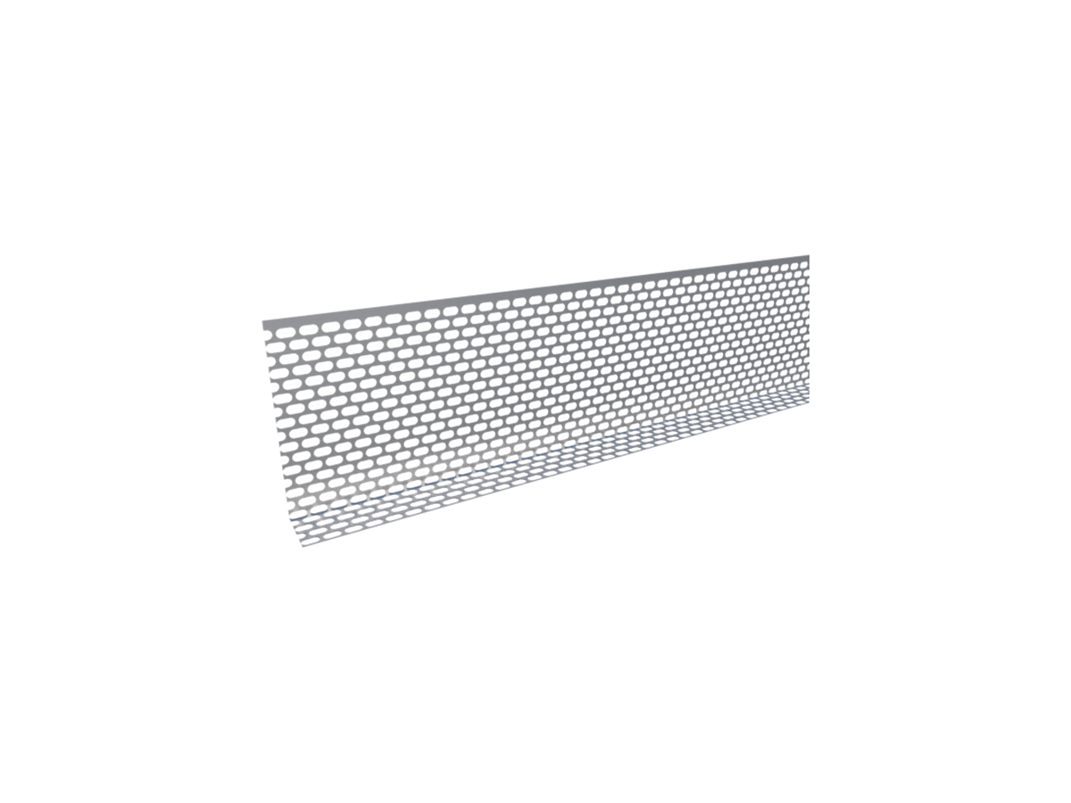 Riwega grille anti-moineaux d'angle - en aluminium marron, 24 x 100 mm L: 2.5