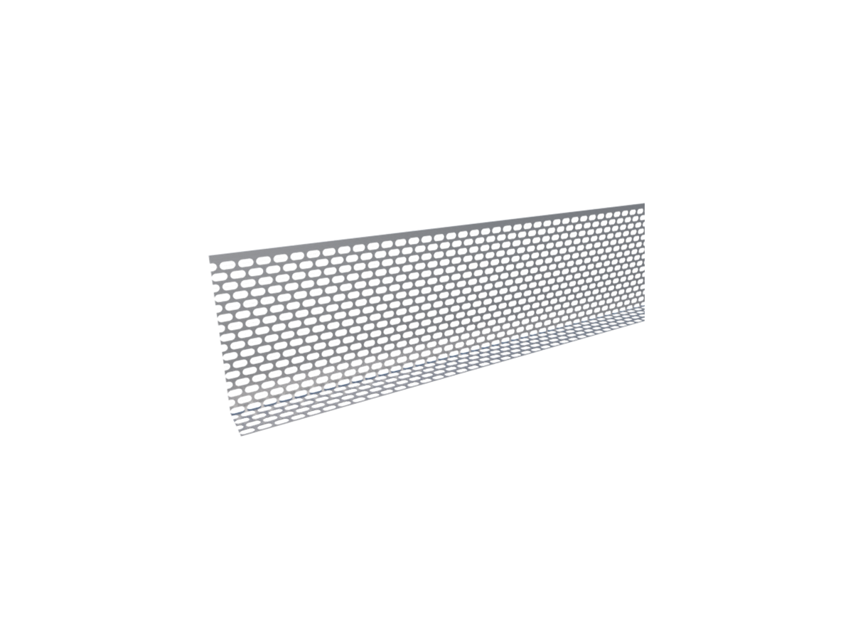 Riwega Vogelschutzgitter Lüftungsprofil - abgewinkelt 24 x 100 mm Alu braun L:2.5m