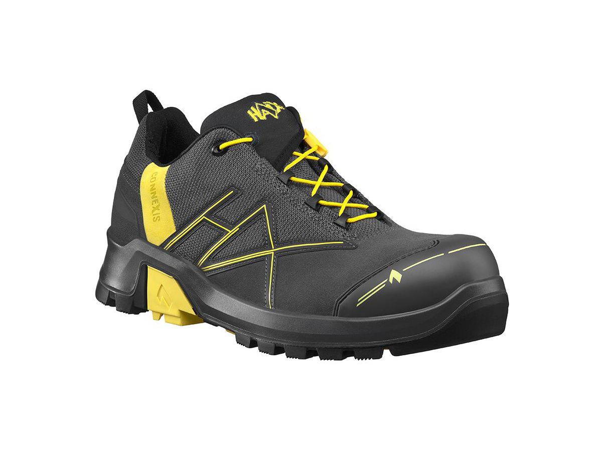 CONNEXIS Safety+ GTX mid grey-yellow - S3, Grösse: UK 9.0 / EU 43