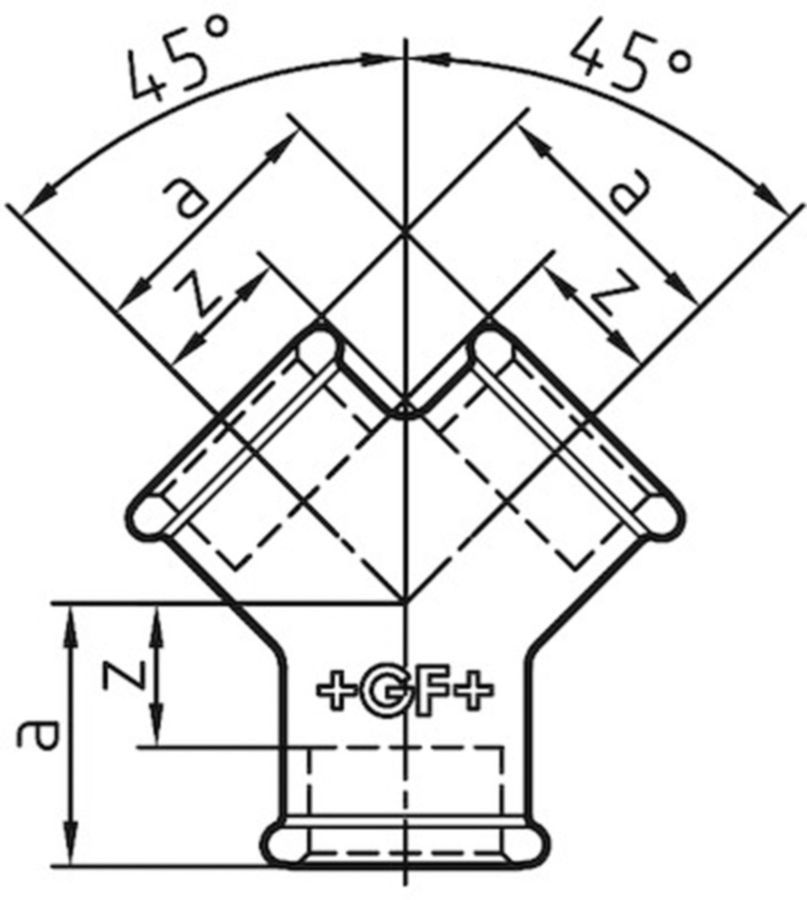 Verteiler +GF+ 220 verzinkt