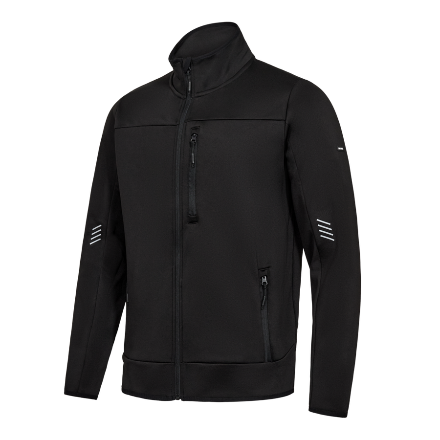 ENTIRE Midlayer-Cardigan Gr. 2XL - Farbe schwarz