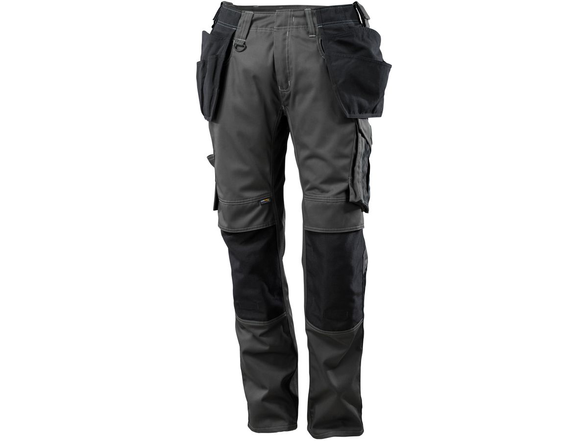 MASCOT Hose mit Knie- und Hängetaschen - Gr. 90C62, dunkelanthrazit/schwarz