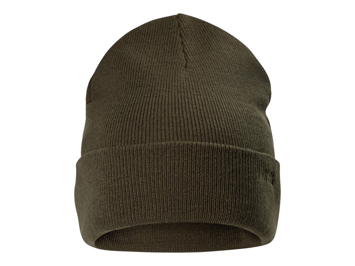 Strickmütze mit Reflexfaden, One Size - forest-green, 100% Polyacryl