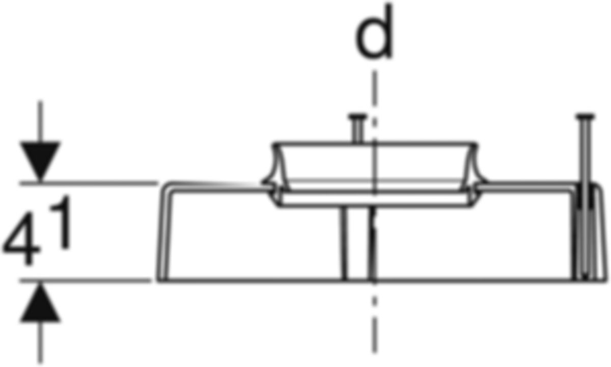 Geberit Schalungsschoner für Geberit - Entwässerungssystem, schallentkoppelt