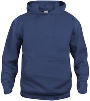 CLIQUE BASIC Hoody Junior Gr. 100 - dunkelmarine, 65% PES / 35% CO, 280 g/m²