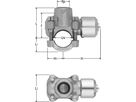 Abzweig-T-Stück Flamco T-plus Temperguss - 3/4 x Rp1/2"