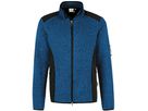 Strickfleecejacke Dawson, Gr. L - royalblau meliert