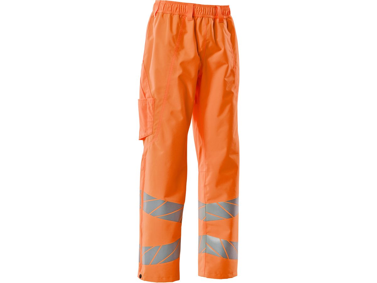 Überziehhose, Gr. 4XL - hi-vis orange, mit leichtem Futter