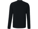 Longsleeve Performance Gr. 5XL, schwarz - 50% Baumwolle, 50% Polyester, 190 g/m²