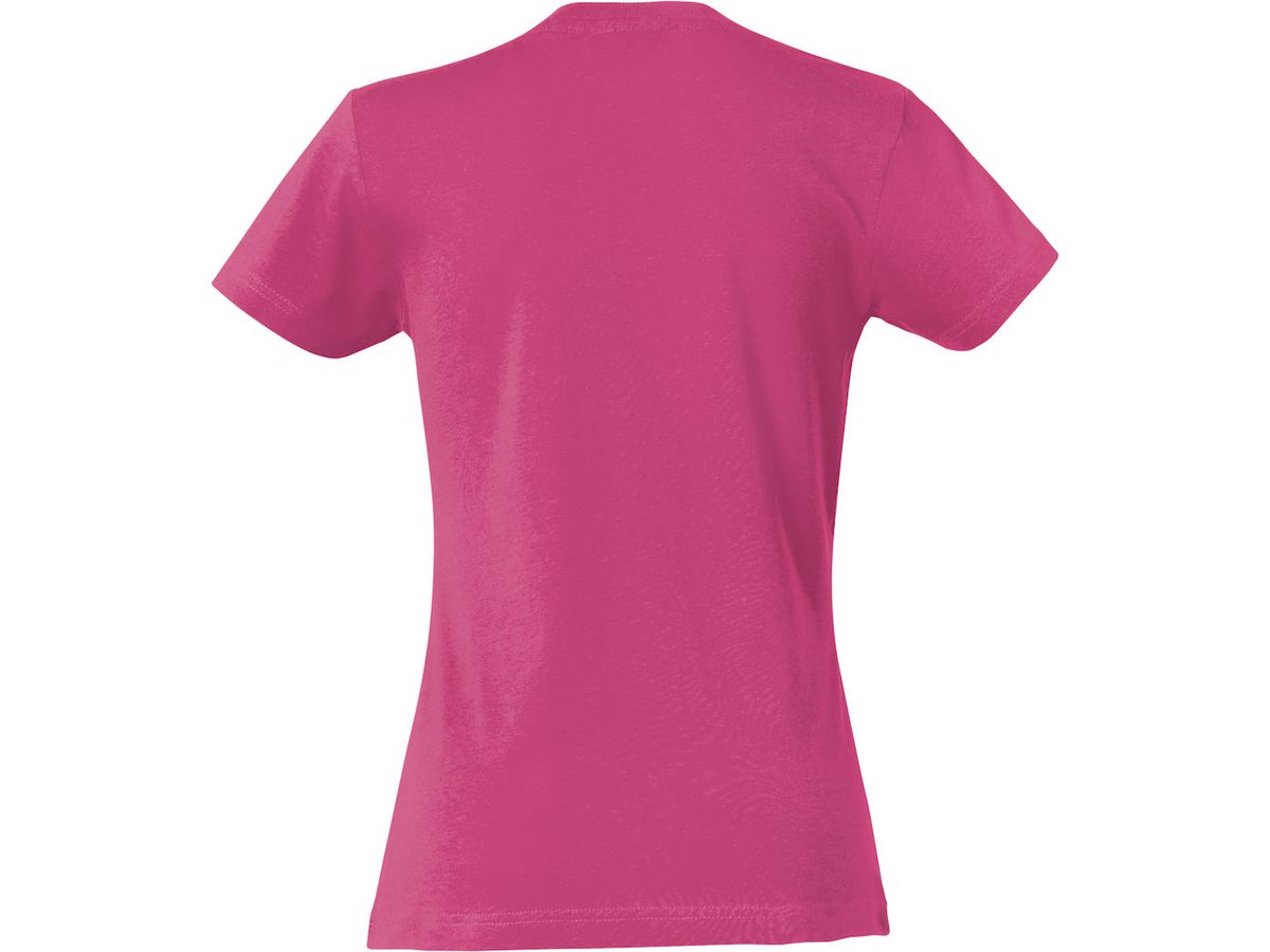 CLIQUE Basic T-Shirt Ladies Gr. S - kirsche, 100% CO, 145 g/m²