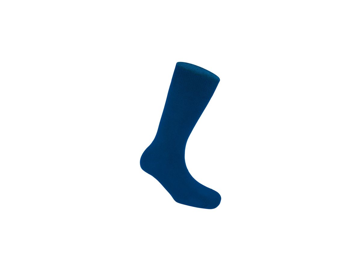 Socken Premium, Gr. L, royalblau - Mix aus Bio-Baumwolle, Polyamid, LYCRA