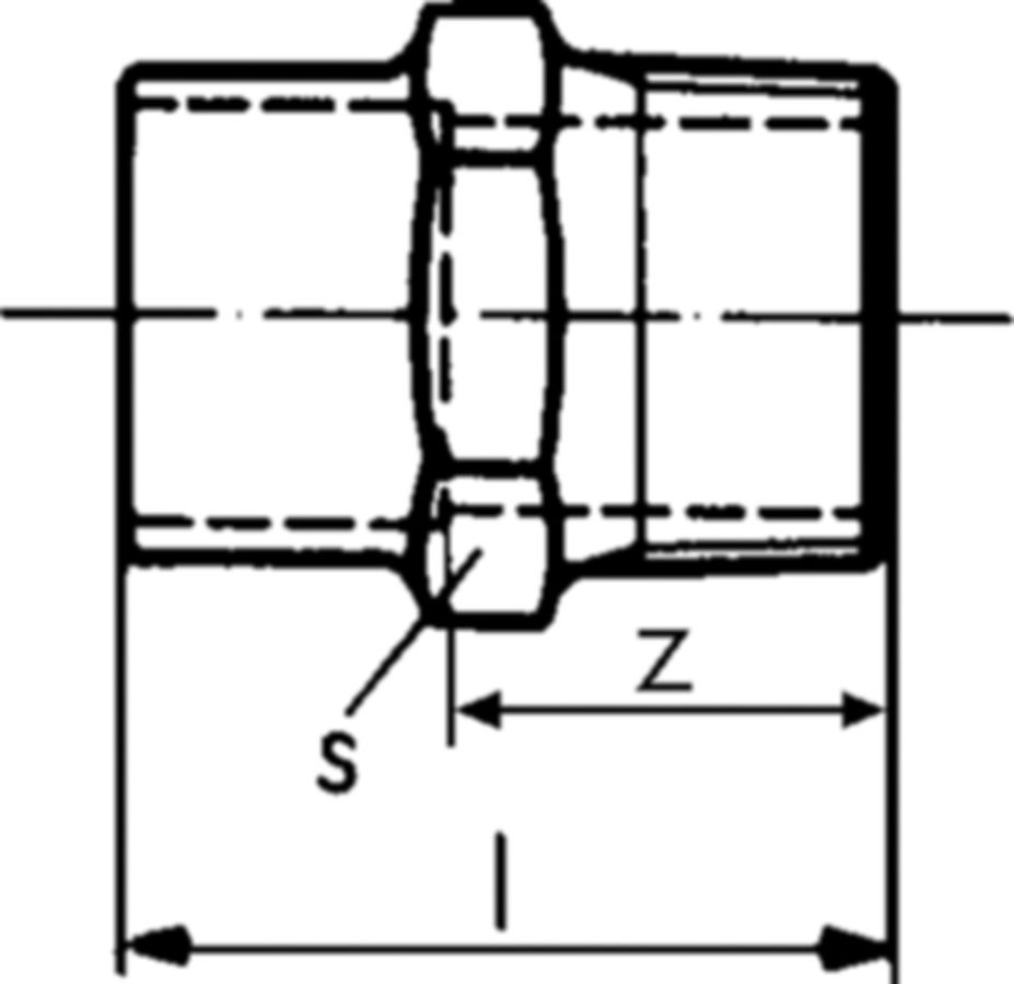 Übergangsstück Nr. 7271, AG - Lötfittings