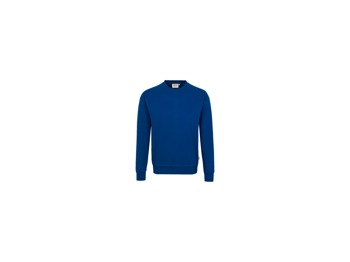 Sweatshirt Perf. Gr. XS, ultramarinblau - 50% Baumwolle, 50% Polyester, 300 g/m²