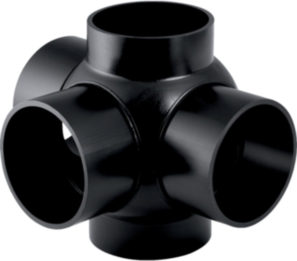 Geberit PE Mehrfach-Abzweig  90° - 3-teilig