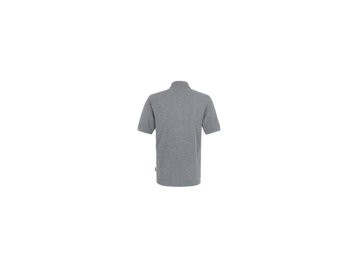 Pocket-Poloshirt Top Gr. L, grau meliert - 60% Polyester, 40% Baumwolle, 200 g/m²