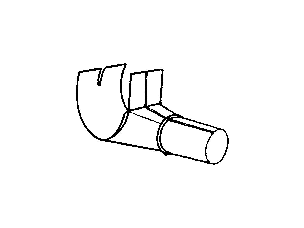 Schrägstutzen zum Einhängen - Nr.170