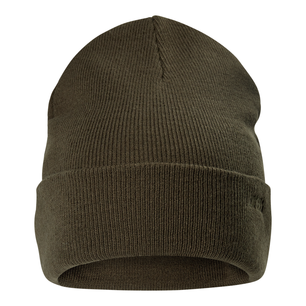 Strickmütze mit Reflexfaden, One Size - forest-green, 100% Polyacryl
