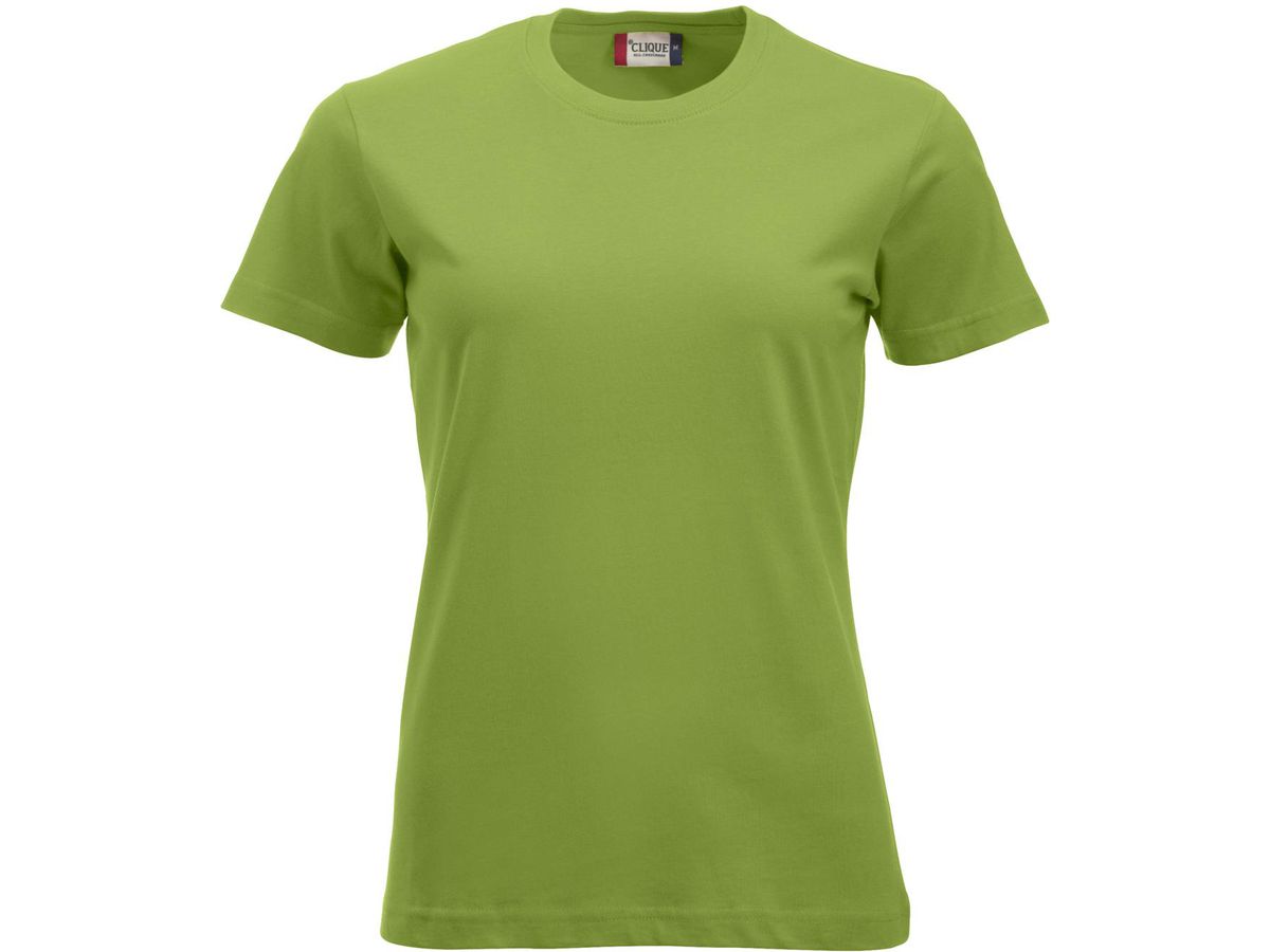 CLIQUE New Classic T-Shirt Ladies Gr.L - 100% Baumw. 160 g/m², hellgrün