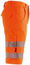 Warnschutz Stretch Arbeitsshorts - 90 % Polyester, 10 % Elastan