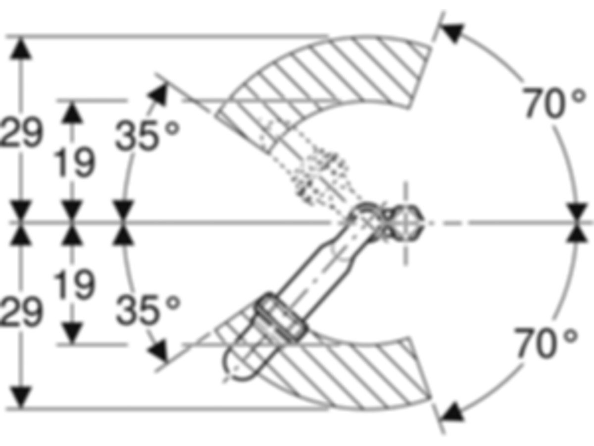 Geberit-Ablaufventil 11/2" verchromt