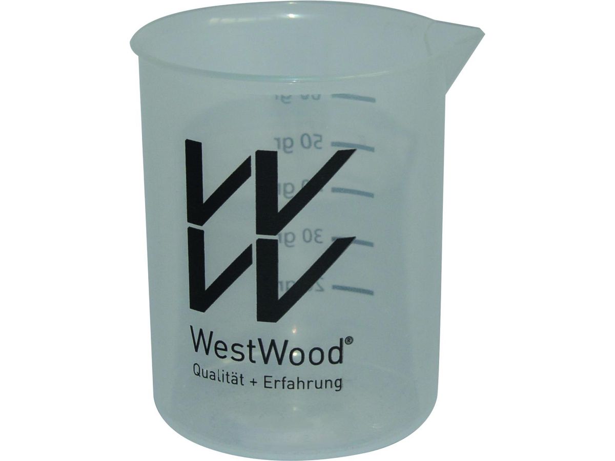 WestWood Messbecher klein (60 g) - zum Dosieren von Katalysator