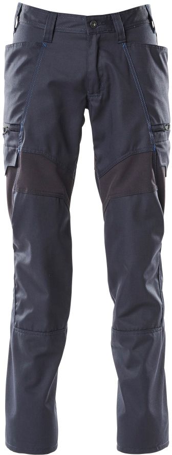 Hose mit Schenkeltaschen - Stretch-Einsätze