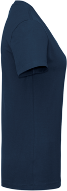 Damen-V-Shirt Stretch Gr. XS, tinte - 95% Baumwolle, 5% Elasthan, 170 g/m²