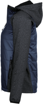 Damen-Hybridjacke Maryland Gr. M, tinte - Polyamid, Polyester, Elasthan