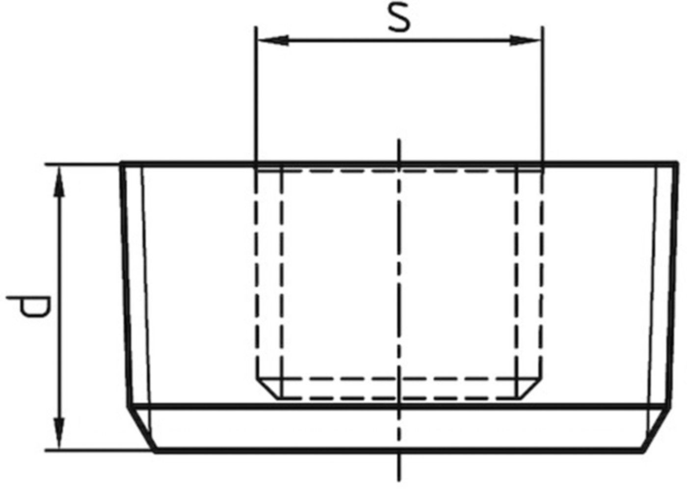Stopfen +GF+ 596 verzinkt