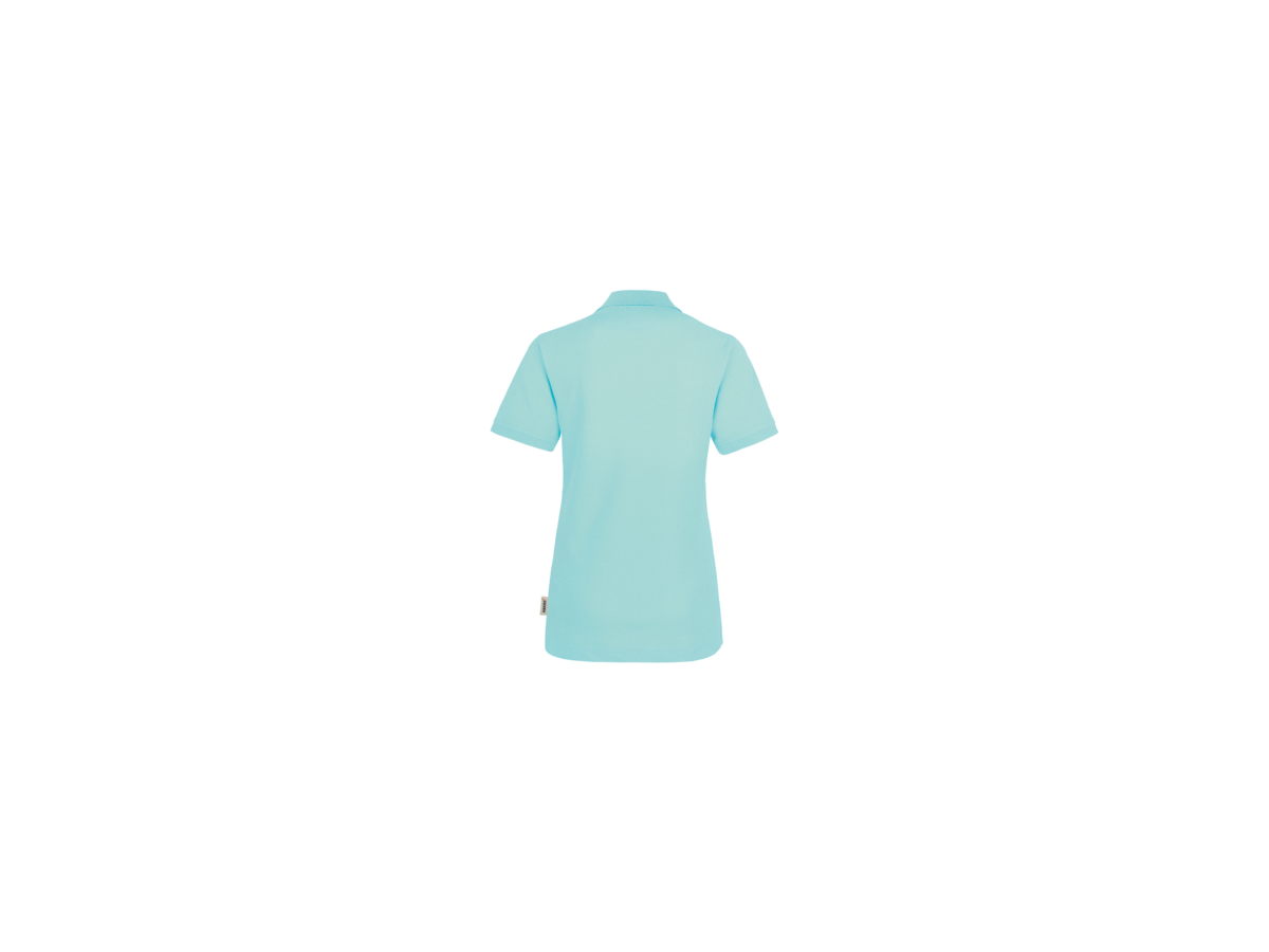 Damen-Poloshirt Perf. Gr. 2XL, eisgrün - 50% Baumwolle, 50% Polyester