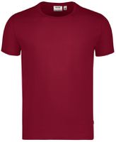 T-Shirt Mikralinar ECO Gr. 2XL - weinrot, 50% BW / 50% PLE
