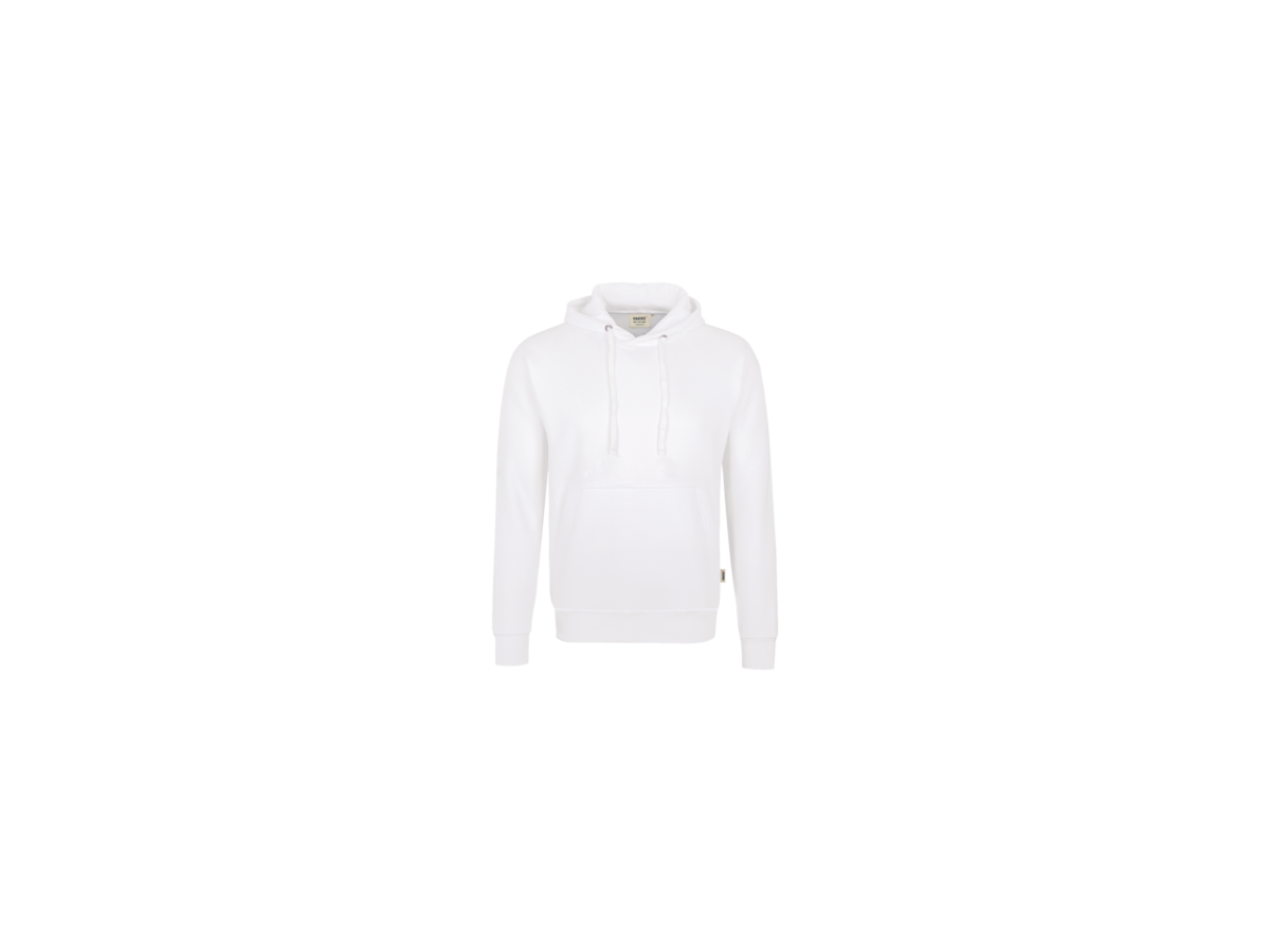 Kapuzen-Sweatshirt Premium Gr. L, weiss - 70% Baumwolle, 30% Polyester, 300 g/m²
