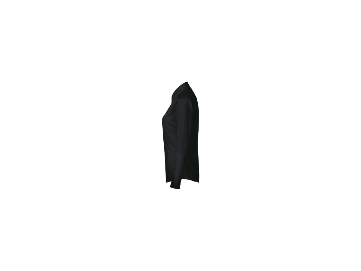 Bluse 1/1-Arm Business Gr. 2XL, schwarz - 100% Baumwolle