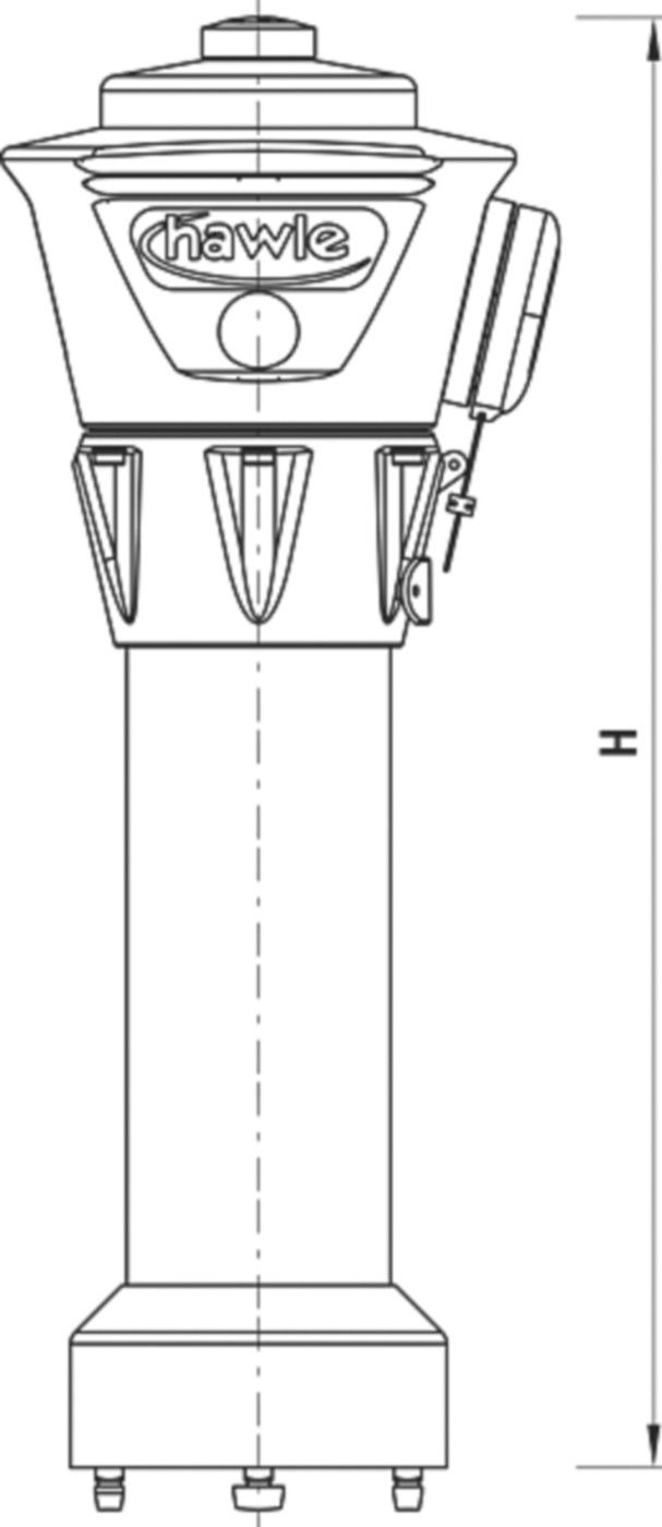 Hydrant H4-HV, Oberteil INOX - N531