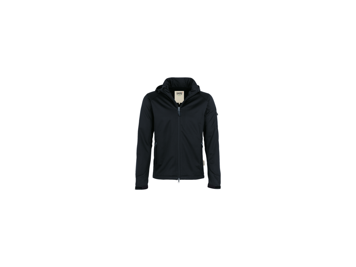 Softshelljacke Ontario Gr. XL, schwarz - 100% Polyester