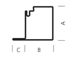 Profilstahlrohr Forster Nr.  35.800 - 60/50/22/2 mm