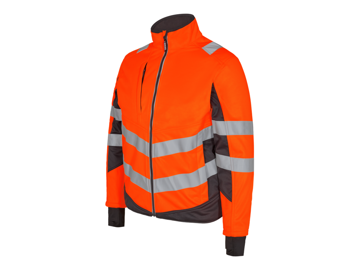 Safety Softshelljacke Gr. XL - Orange/Anthrazit Grau